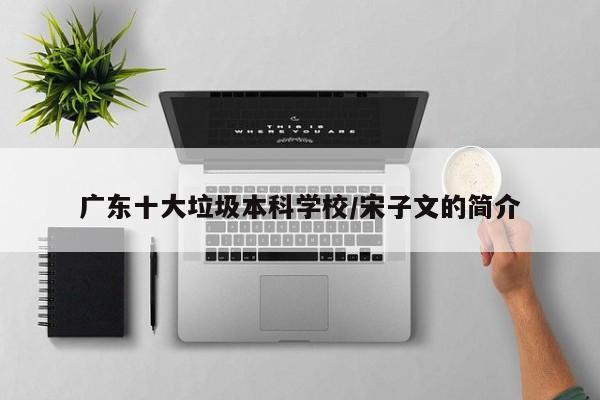 广东十大垃圾本科学校/宋子文的简介